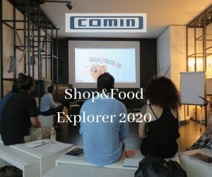 shop6food explorer, formazione negozi, persone sedute durante un laboratorio, COMINshop